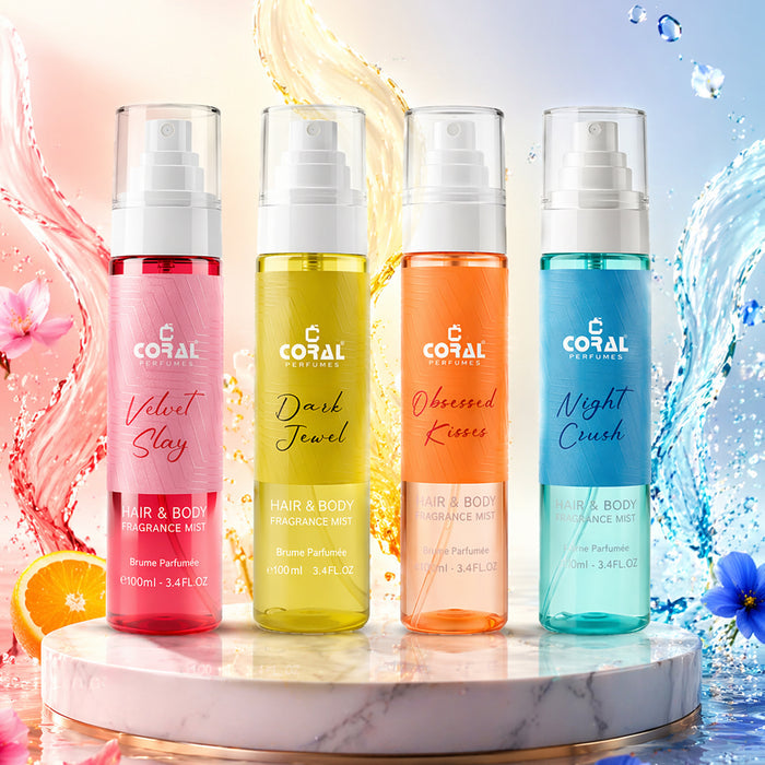 Hair & Body Fragrance Mists by Coral [Combo Set]