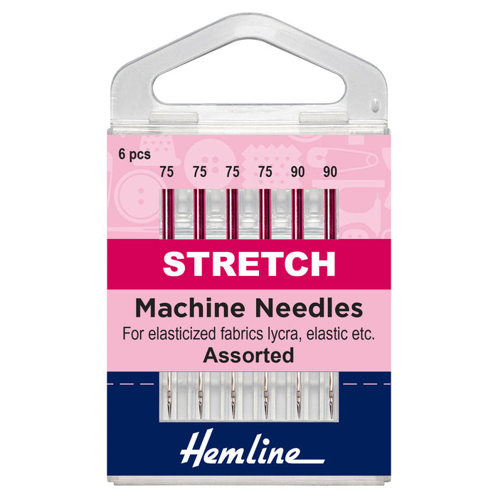 Hemline Stretch Machine Needles 6 pack - Jersey Sewing Starter Kit