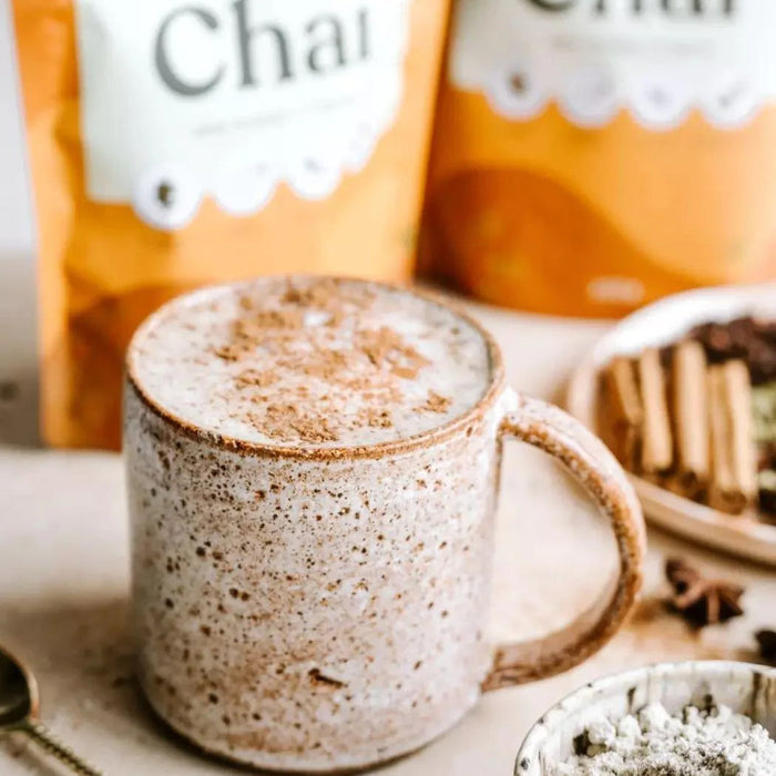 HEMP FOODS AUSTRALIA Chai Recharge + Immune With Protein + 7 Spices 100g - L'Organic