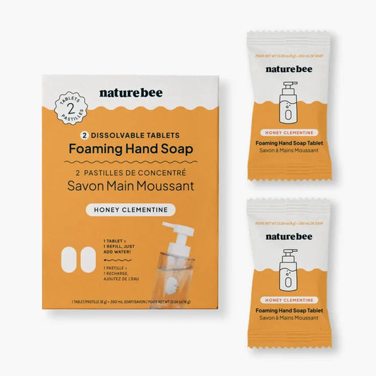 Honey Clementine 2-pack Foaming Hand Soap Tablets