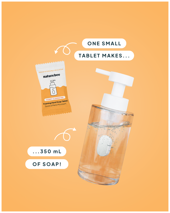 Honey Clementine 2-pack Foaming Hand Soap Tablets