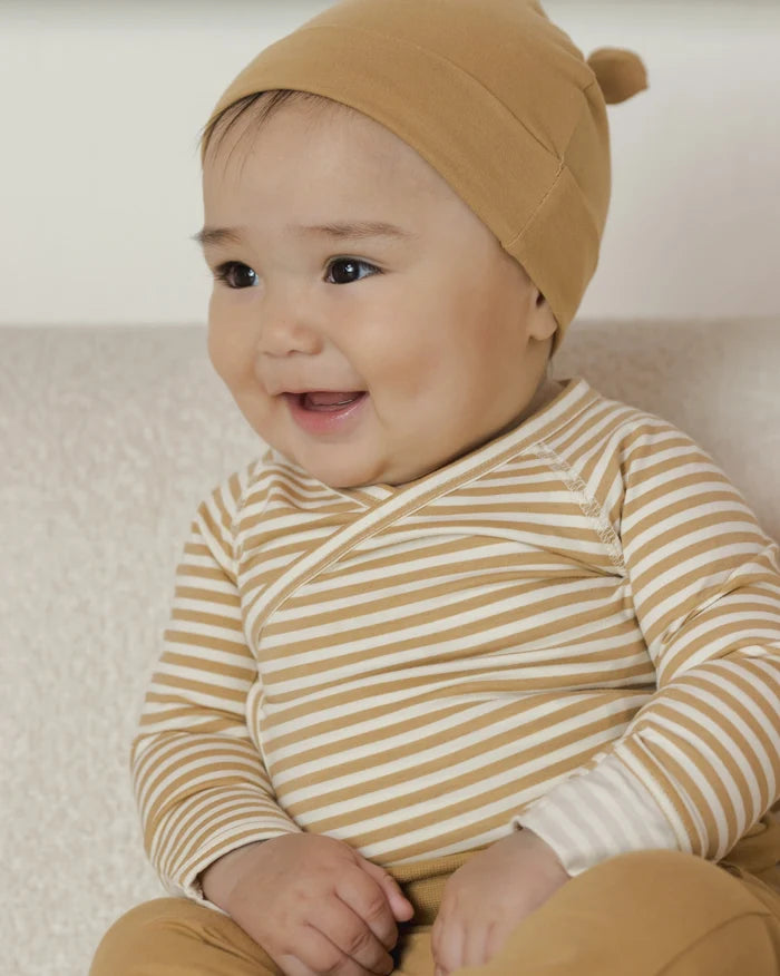 Honey Stripe| Side Snap Bodysuit