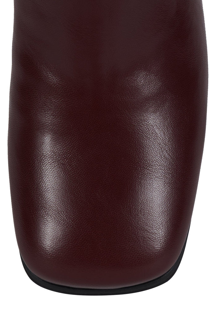 HOTLAVA-K2 Jeffrey Campbell Heeled Boot Merlot