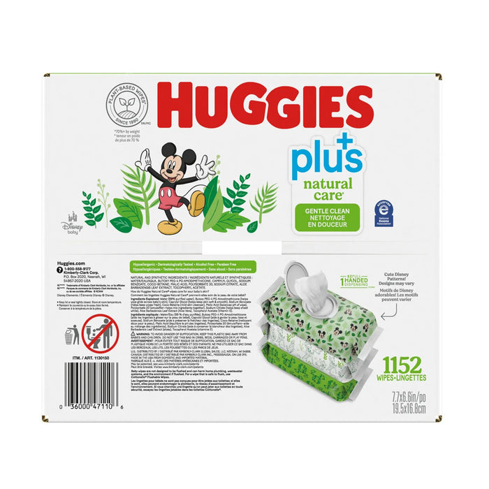 Huggies Natural Care Wipes, Safe For Sensitive Skin, 16 X 72 --1152 wipes - Shoppers-kart.com