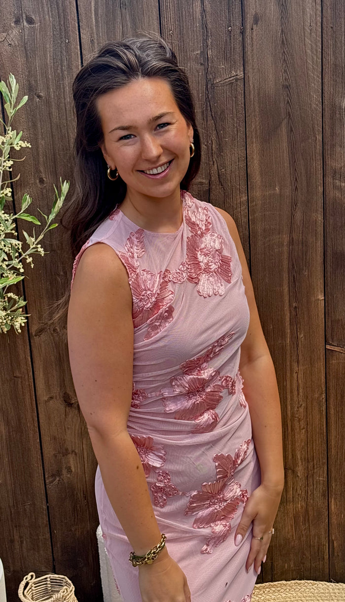 Isabel Dress Zacht Roze