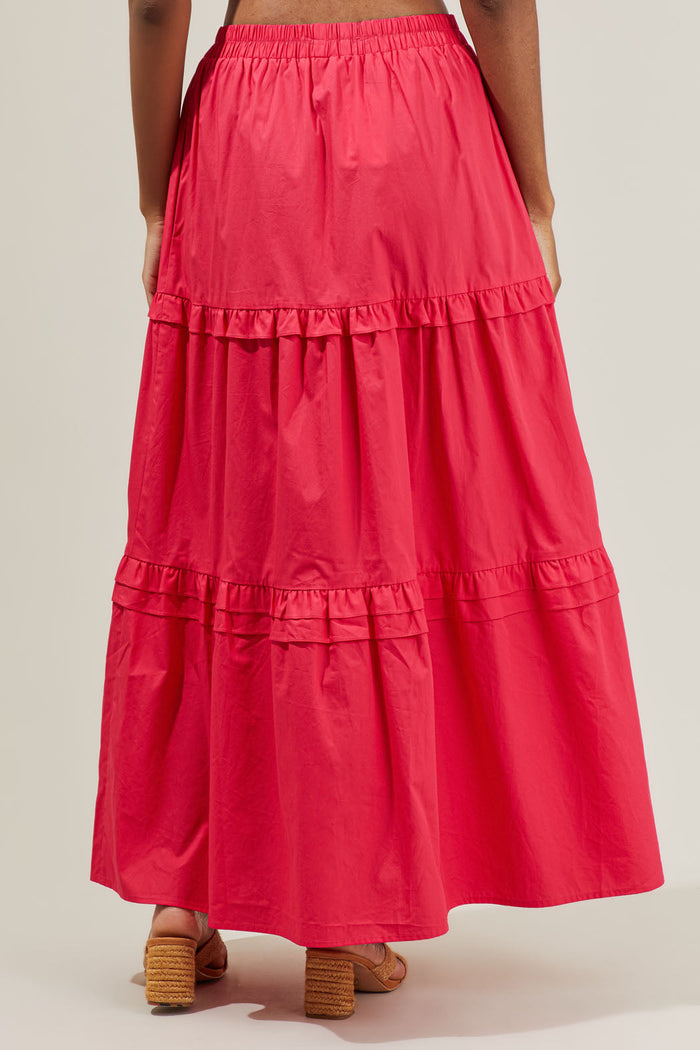 Isabel Ruffle Maxi Skirt