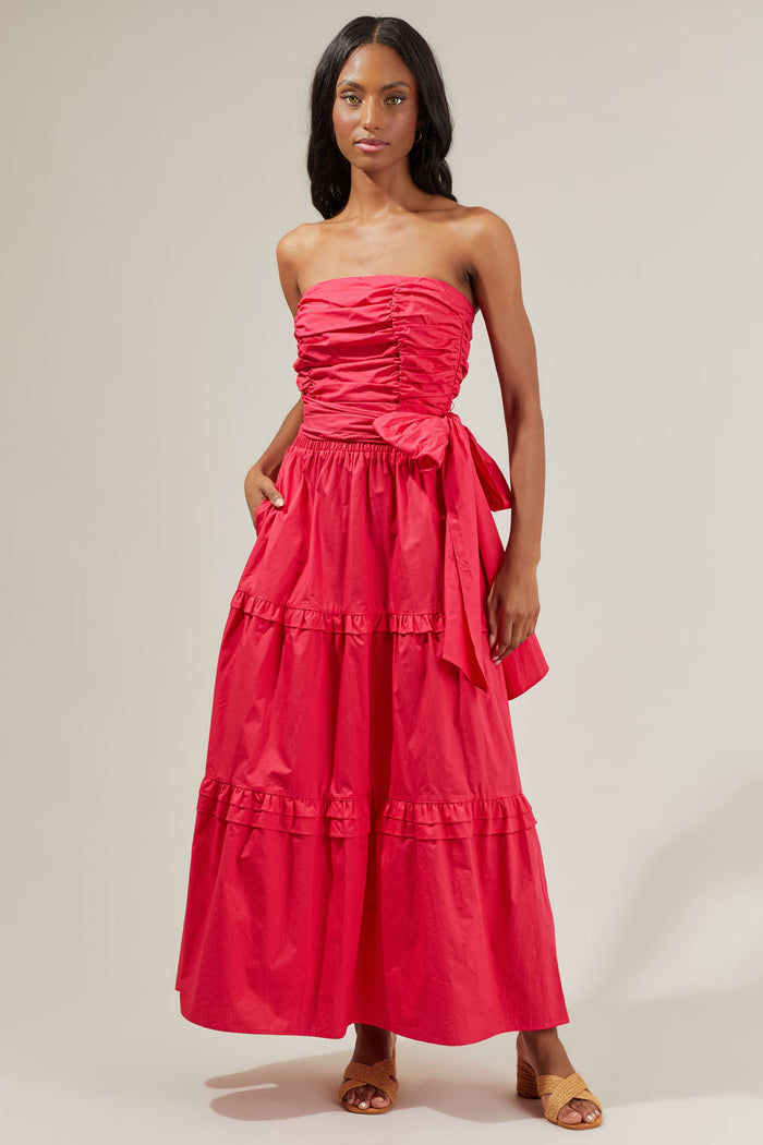 Isabel Ruffle Maxi Skirt