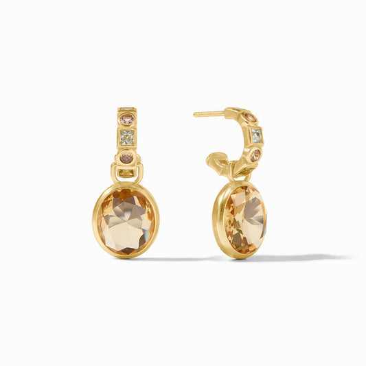 Jolie Hoop & Charm Earring OS