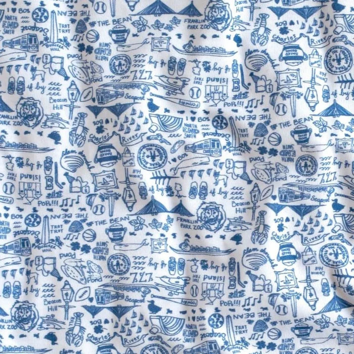 Joy Street Kids Boston Pajamas in Sailor Blue