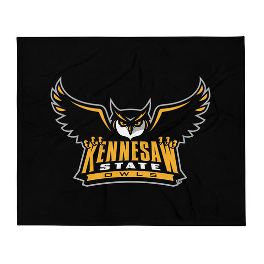 Kennesaw State Owls Throw Blanket
