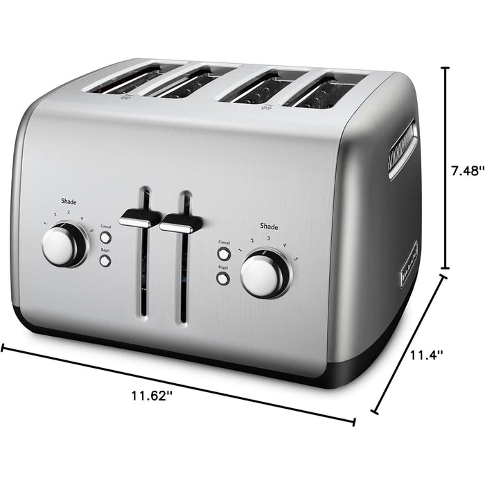 KitchenAid 4-Slice Toaster, Silver