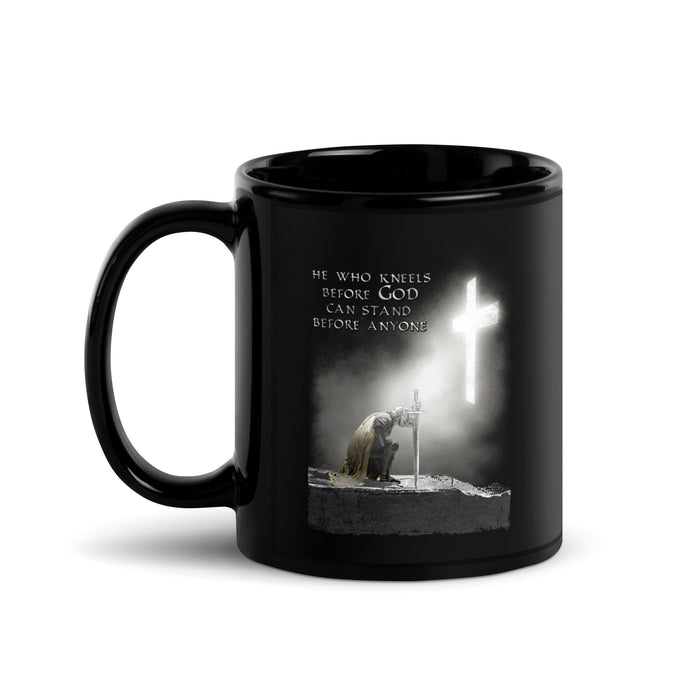Kneel Before God. Stand Before Anyone Mug