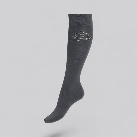Kniestrümpfe Function Deluxe Krone grau