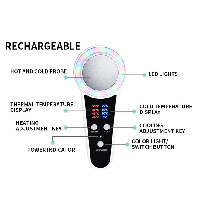 LED Photon Therapy Beauty Skin Lifting Device - view 3