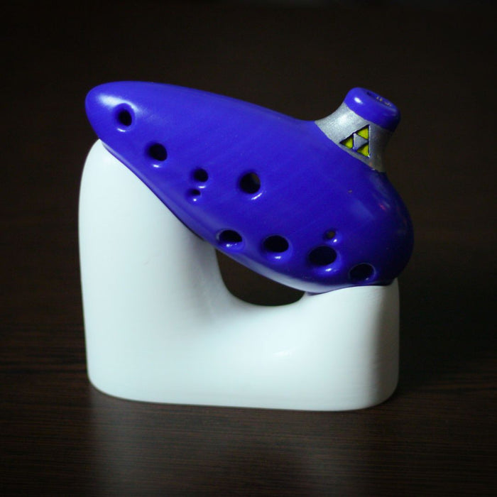 Playable gold 12-hole Ocarina inspired by The Legend of Zelda
