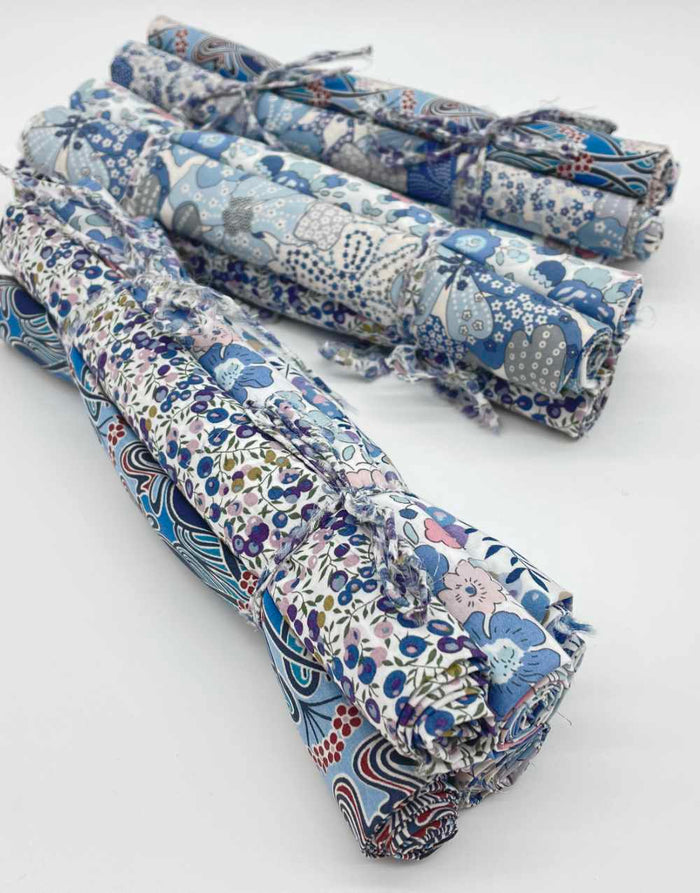 Liberty Fabrics Tana Lawn® Fat Quarter Bundle, Blue Palette