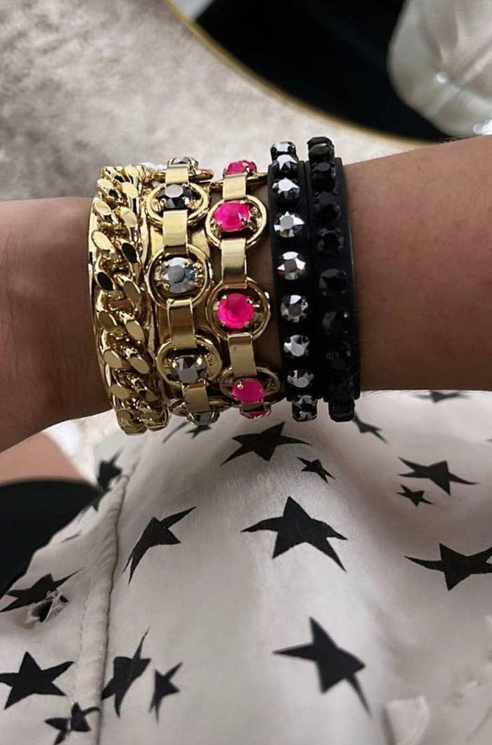 Link Bracelet in Electric Colors