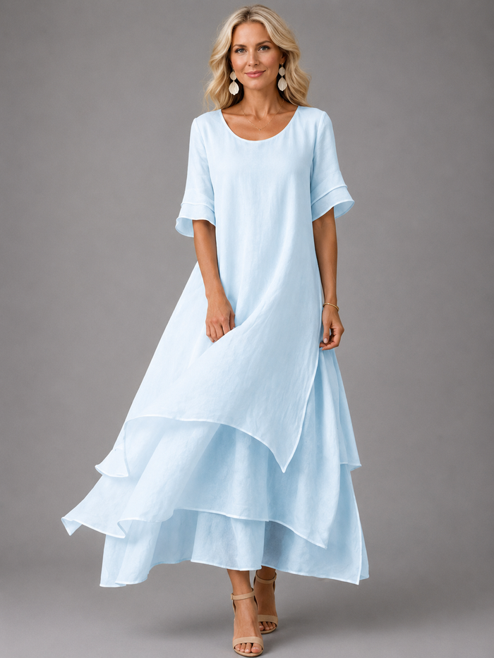 Liora™ | Elegant Flowing Maxi Dress