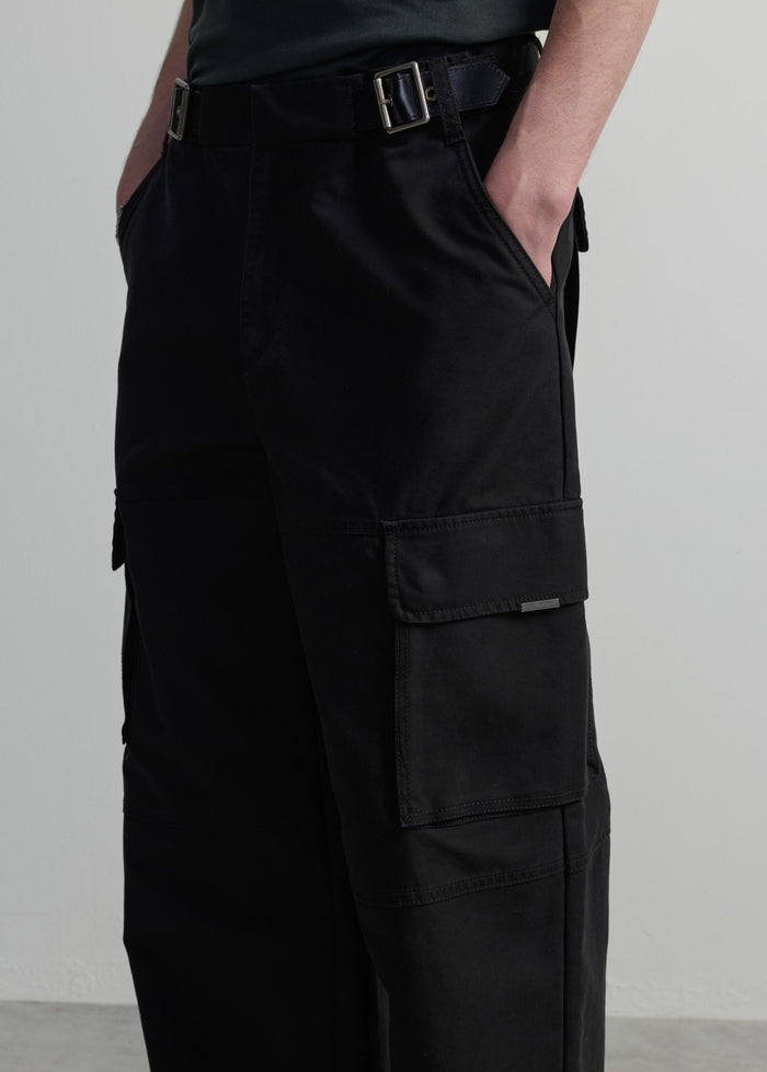 LOOSE FIT SUITING CARGO PANTS
