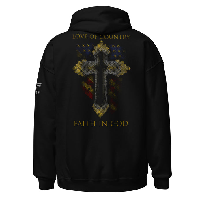 Love of Country, Faith in God Hoodie