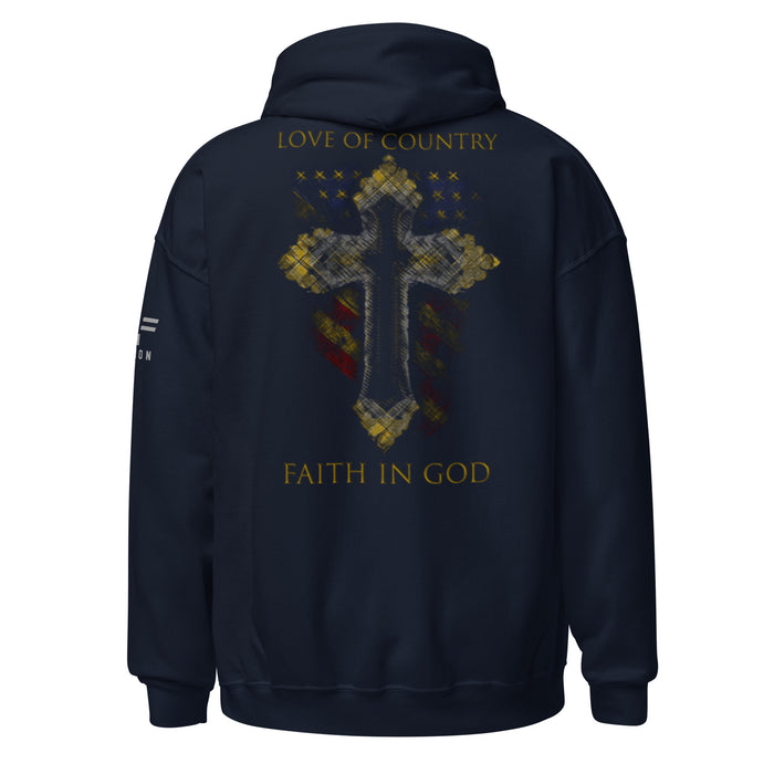 Love of Country, Faith in God Hoodie