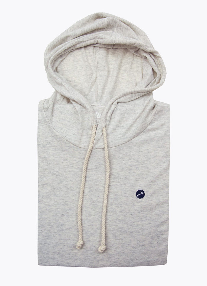 LS Hooded Logo Tee - 15508 - 82527 - Hammer Made