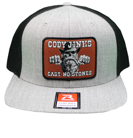 Lt Grey CNS Rectangle Patch Flatbill Hat