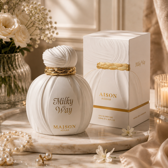 MAISON ASRAR Milky Way Eau de Parfum 100ml fragrance bottle