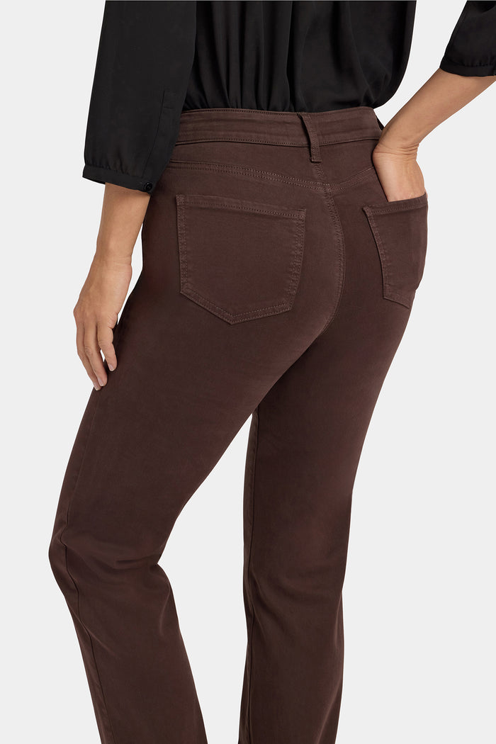 Marilyn Straight Jeans - Bitter Chocolate