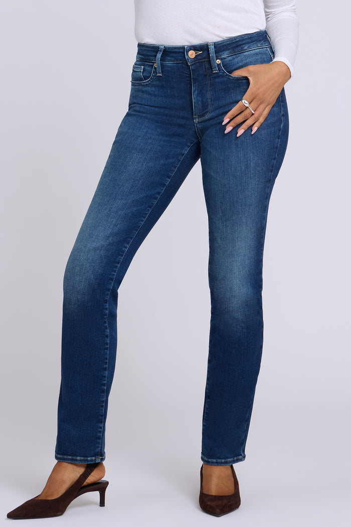 Marilyn Straight Jeans - Dahlia