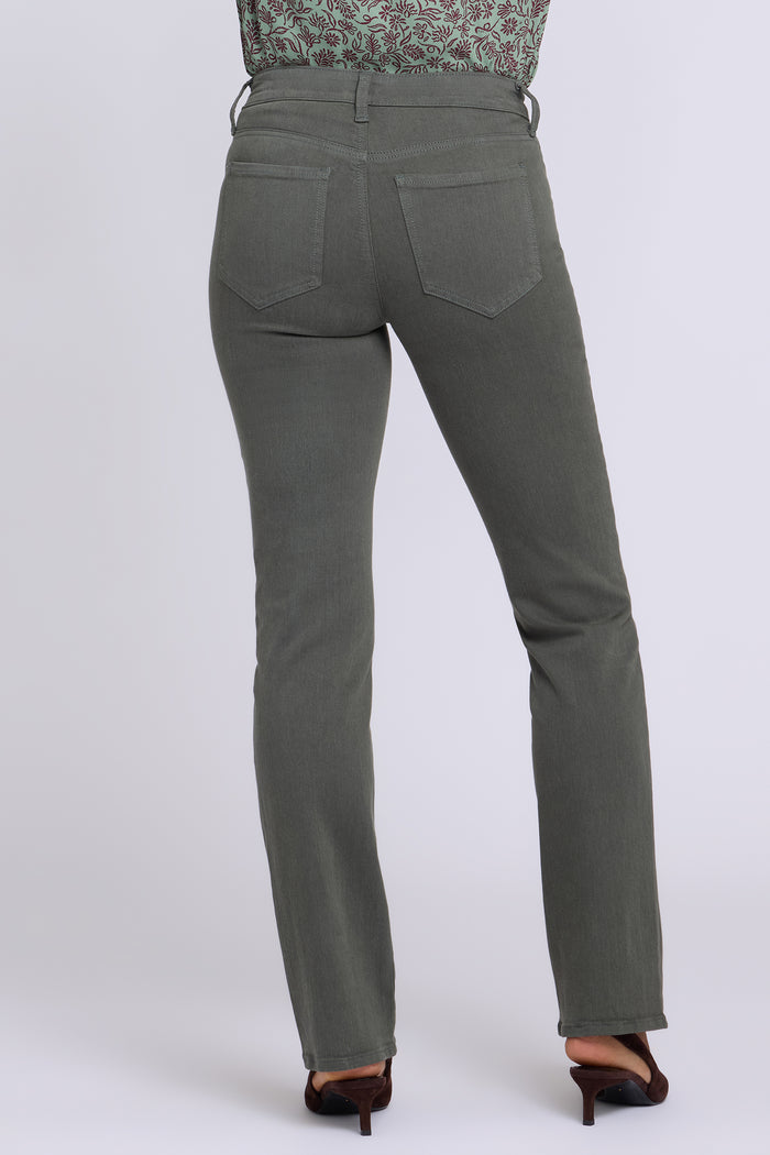 Marilyn Straight Jeans - True Olive