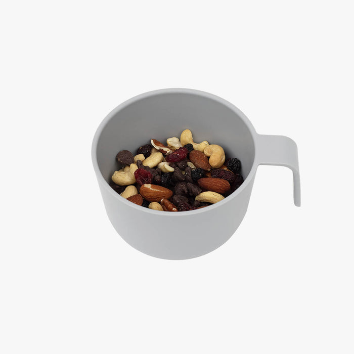 Mealtime Set in Pewter / ezpz Basics for Big Kids / Plates and Bowls #color_pewter
