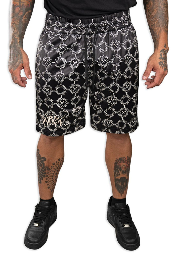 Men JUREN Friso AOP Knit Shorts