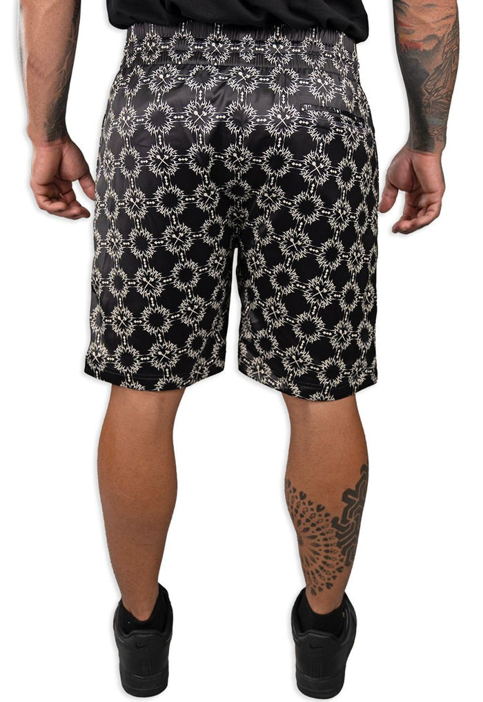 Men JUREN Friso AOP Knit Shorts