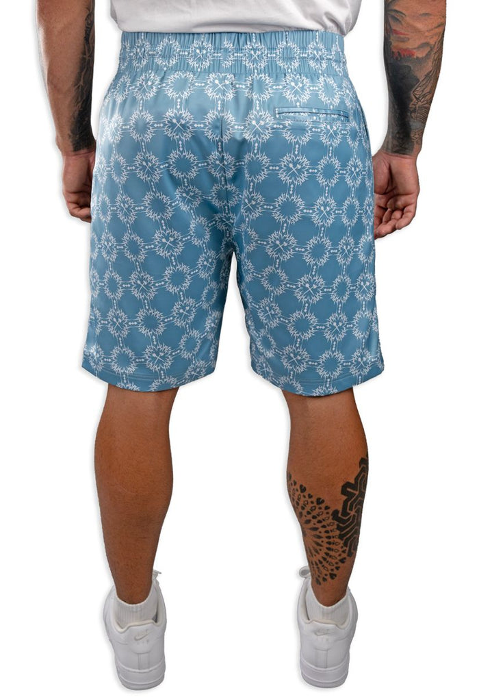 Men JUREN Friso AOP Knit Shorts