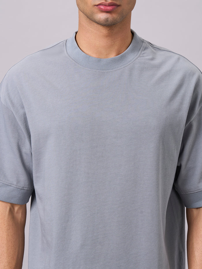 Men's 100% Cotton Relax Fit Tshirt Blue