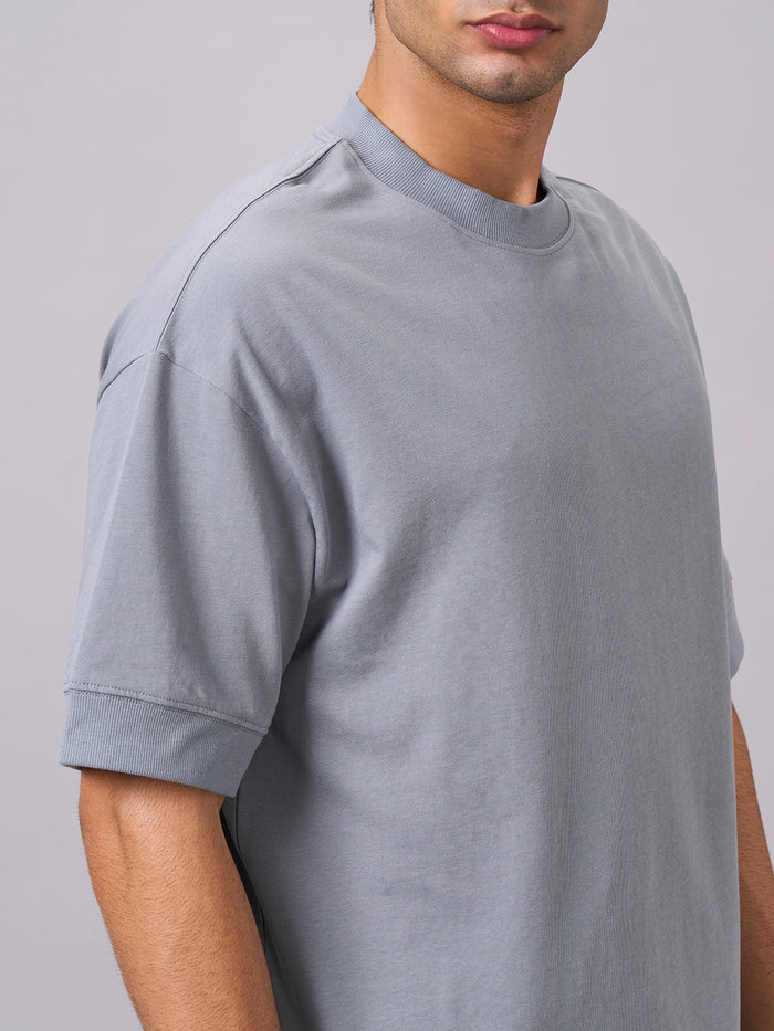 Men's 100% Cotton Relax Fit Tshirt Blue