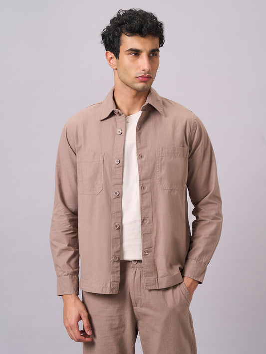 Men's Cotton Linen Regular Fit Jacket Avenue