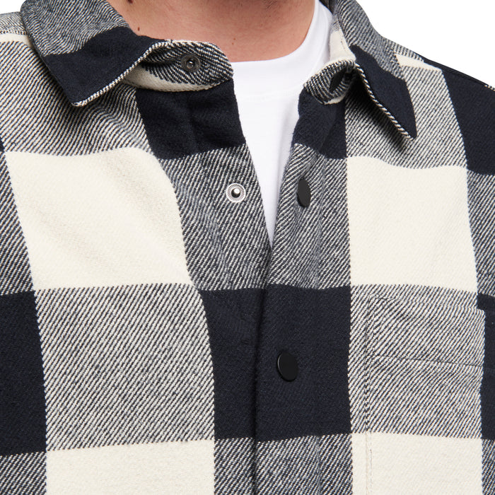 Black-Off White Plaid