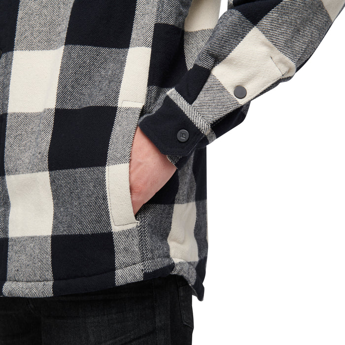 Black-Off White Plaid