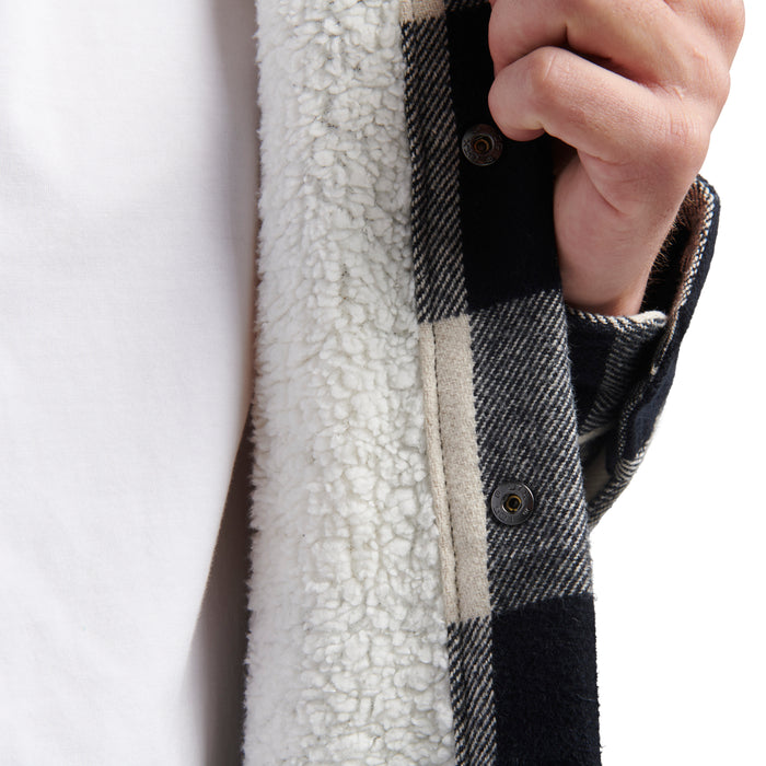Black-Off White Plaid