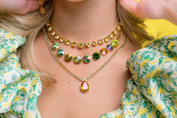 Mini Sofia Necklace in Watermelon