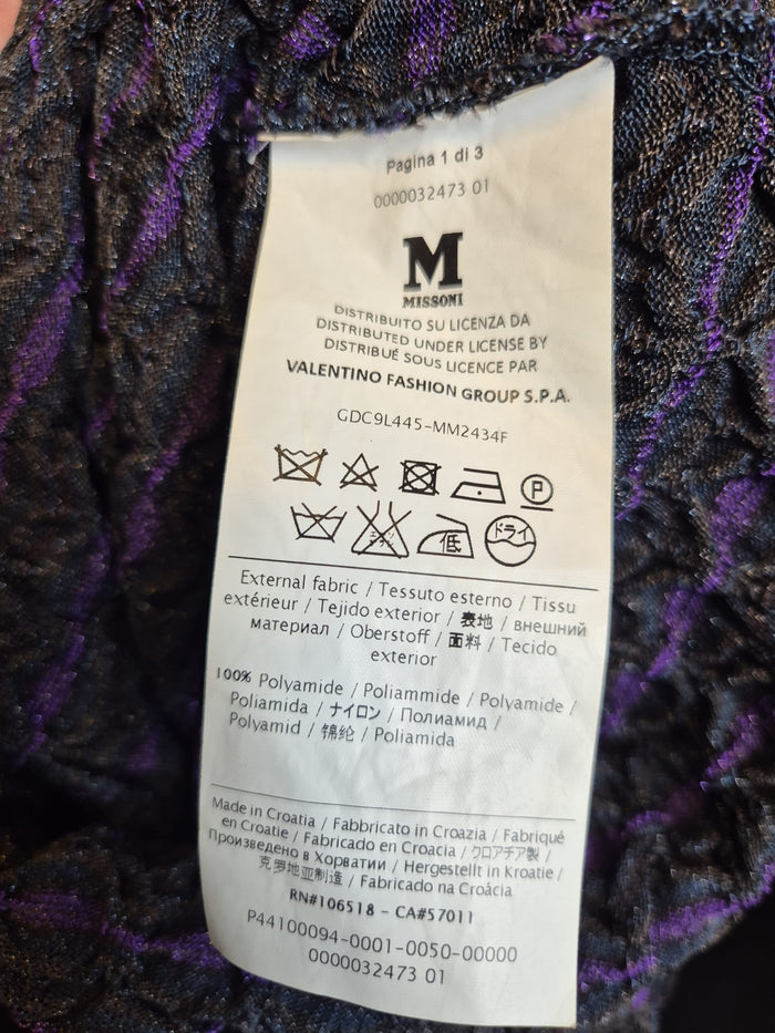 Missoni Women's Vest Tank Top in Purple EU Size 44/ UK Size 38 - Great Used Condition