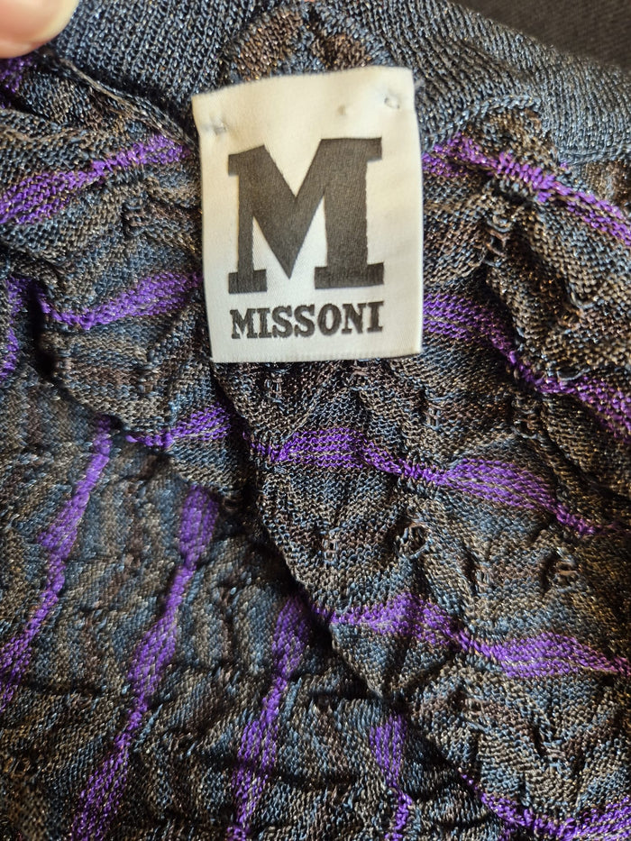 Missoni Women's Vest Tank Top in Purple EU Size 44/ UK Size 38 - Great Used Condition