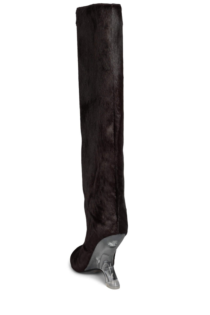 MODIFIED-F Jeffrey Campbell Knee-High Boot ST Wine