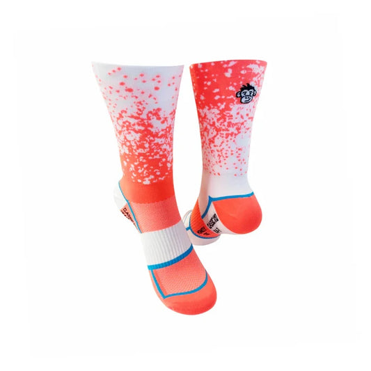 Monkey Sox Classic Mist | Orange & White