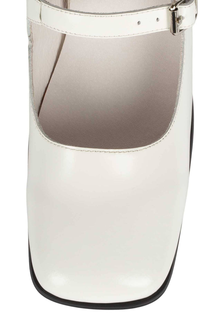 MONSIEUR Jeffrey Campbell Knee-High Pump White Box