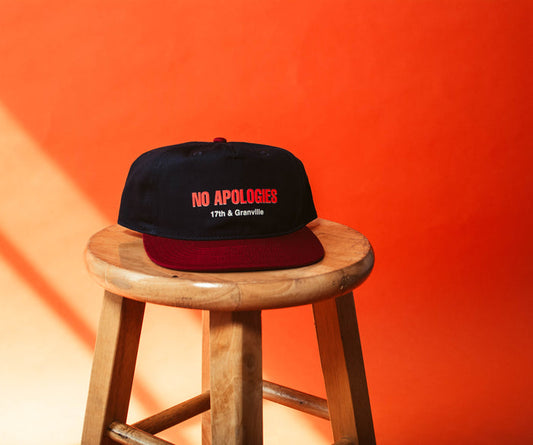 No Apologies Hat gender neutral streetwear