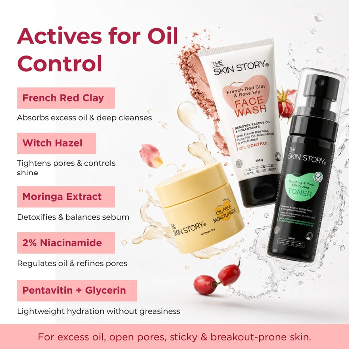 Oil Control Balance Regime – Pore Refining Care