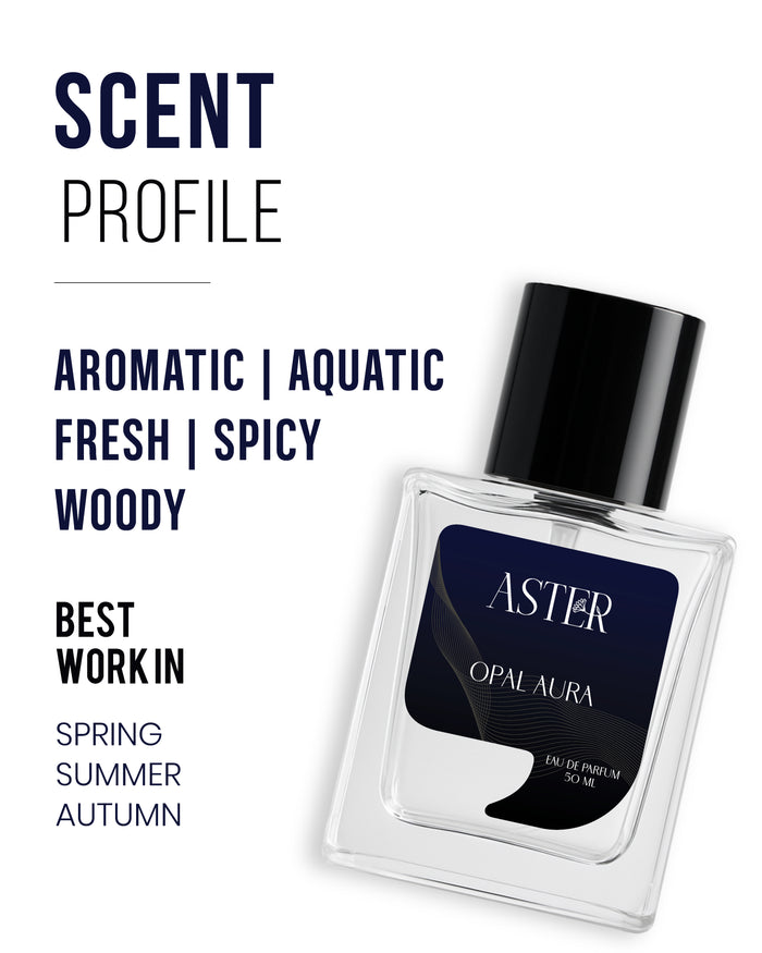 Opal Aura EDP for Men 50ml fragrance bottle